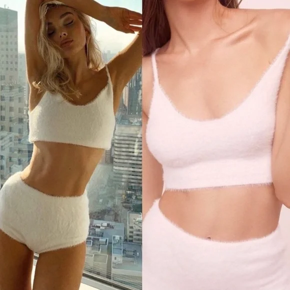 FOR LOVE & LEMONS FIONA CROP & SLEEP SHORTS - Picture 2 of 8